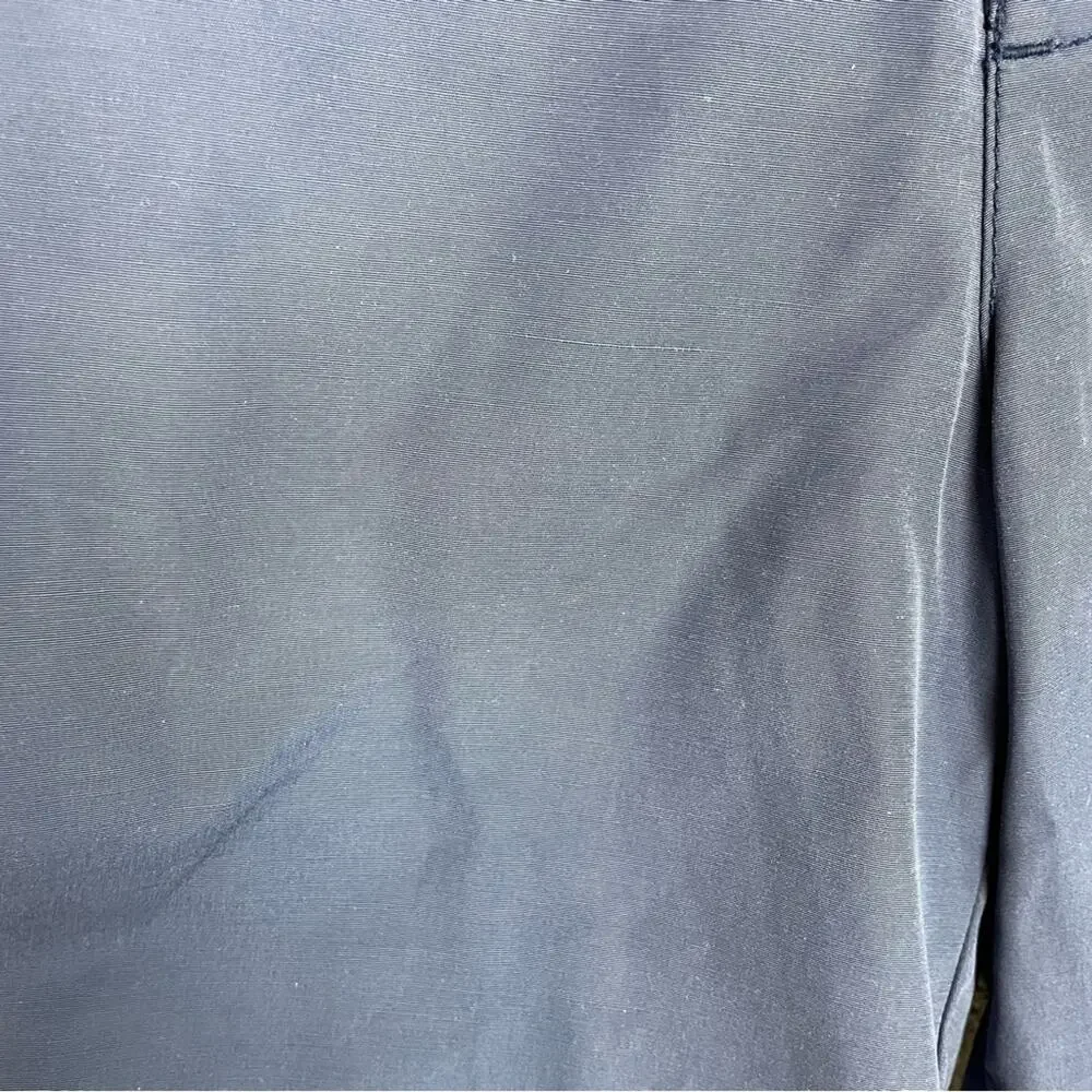 Tommy Bahama Navy Flat Front Swim Trunks Medium